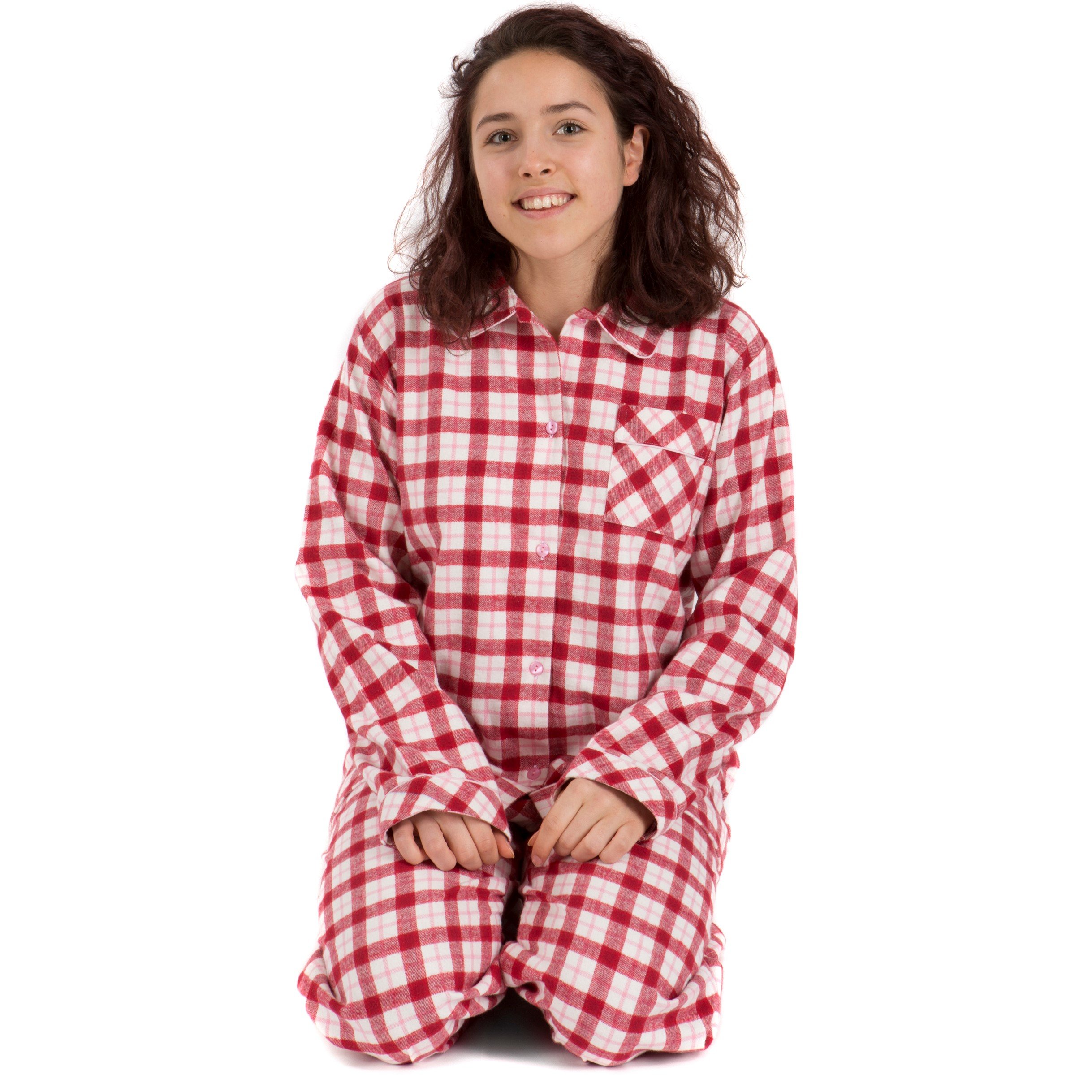 Red check ladies pyjamas