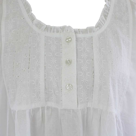 100% cotton nightdress detail