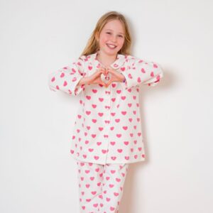 Pink Heart Pyjamas by Turquaz for The Pyjama House