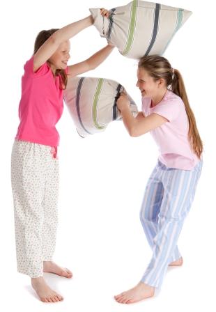 teenage pull on pyjamas and tee shirts
